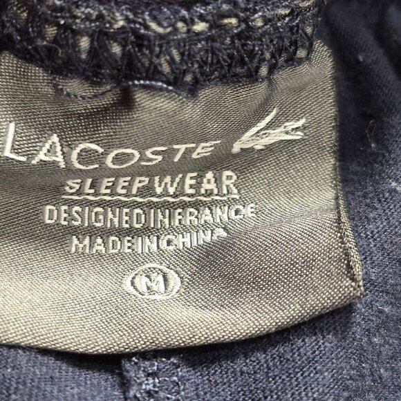 Lacoste Men's Multicolor Waist Navy Pajama Pants - Picture 10 of 10